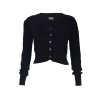 Mabel Cropped Cardigan in Black 4