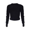 Mabel Cropped Cardigan in Black 5