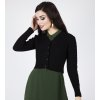 Mabel Cropped Cardigan in Black 1