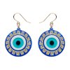 Evil Eye Amulet Drop Earrings 1