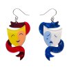 Comedy & Tragedy Drop Earrings 1