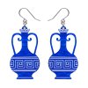 Amphora Drop Earrings Blue 2