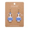 Amphora Drop Earrings White 1