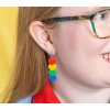 Rainbow Hearts Drop Earrings 2