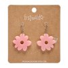 Flower Drop Earrings – Pink 1