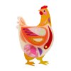 Bessie the Chicken Brooch 1