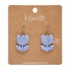 Tulip Drop Earrings Lavender 1
