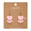 Tulip Drop Earrings Pink 1