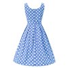 Amanda Light Blue Polka Dot Dress 2