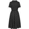 BELLA Black Polka Dot Dress 4