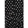 BELLA Black Polka Dot Dress 5