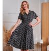 BELLA Black Polka Dot Dress 7