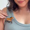 Takhi Wild Horse Brooch 4