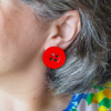 Button Stud Red