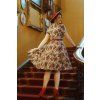 Autumn Rose Swing Dress 3
