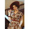 Autumn Rose Swing Dress 4