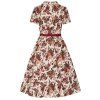 Autumn Rose Swing Dress 5