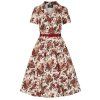 Autumn Rose Swing Dress 1