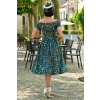 Lily Emerald Green Floral 2