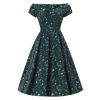 Lily Emerald Green Floral 3
