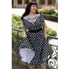 Lily Black White Polka Dot Dress 7