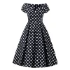 Lily Black White Polka Dot Dress 8