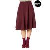 SOPHISTICATED LADY SWING SKIRT Aubergine 1