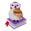 Studious Snow Owl Brooch 2026 1