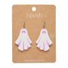 Ghostie Drop Earrings White 1
