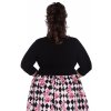 Hell Bunny retro bolerko Maggie - Black