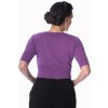 Banned Retro Raven Cropped Cardigan Lavender