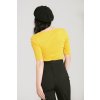 Hell Bunny Philippa Top - Mustard