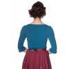 Banned Retro Oonagh Basic Top in Dark Teal