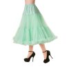 Banned Retro Lifeforms Petticoat Mint Long 26"