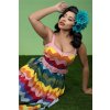 Dorothy Rainbow Chevron Swing Dress 8
