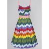 Dorothy Rainbow Chevron Swing Dress 9