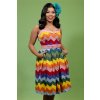 Dorothy Rainbow Chevron Swing Dress 11