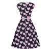 Lady V London Kitty Black Isabella Dress