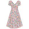 Collectif retro šaty Maria - Floral Whimsy