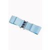 Světle modrý elastický široký retro pásek Banned Retro