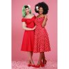 Collectif Red Polka Dot Dolores Doll Dress