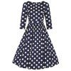 Milana Polka Dot Swing Dress 3