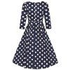 Milana Polka Dot Swing Dress 4