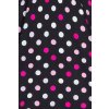 Lady V London šaty Hepburn - Raspberry Polka
