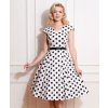 H&R London Tammy Polka Dot Dress