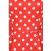 Lady V London Red Summer Polka Dot Hepburn Dress