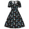 Lady V London Phoebe Dress - Soldier Bear