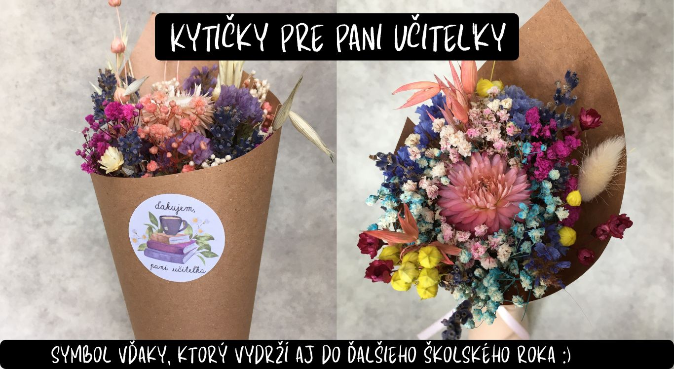 Kytička pre pani učiteľku