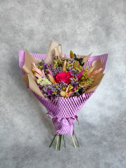 Sušená kytica - Limonium Violet