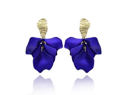 Náušnice Belladonna královská modrá